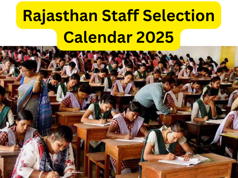 RSMSSB Exam Calendar 2025